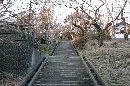 伊達慶邦と縁がある鳥屋神社石段はかなり長く険しい道のりかも知れない