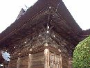 諏訪神社拝殿の木組