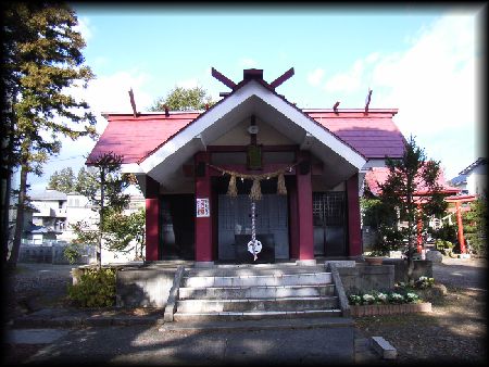 北山羽黒神社の社殿を撮影した画像