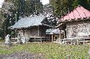 坂元神社拝殿と神輿堂